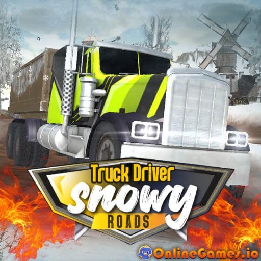 Truck Driver: Snowy Roads